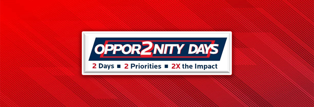 oppor2nity days logo (2 days, 2 priorities, 2 times the impact)